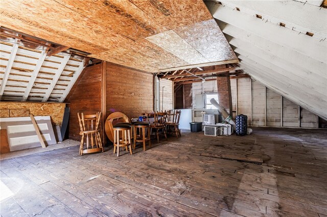 view of attic