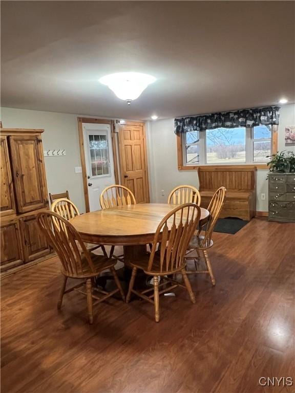 13832 County Route 91, Ellisburg, NY 13605 - dining room with dark wood finished floors