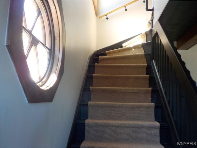 view of staircase