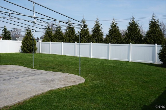 4828 Lighthouse Village Cir, Clay, NY 13088 - view of yard featuring a patio area and a fenced backyard