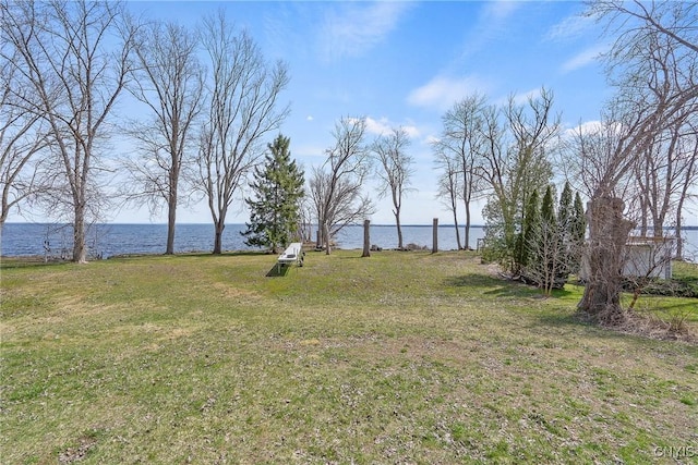 28 Wedgeworth Dr, West Monroe, NY 13167 - view of grassy yard with a water view