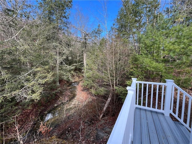 view of deck