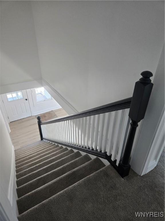 view of staircase