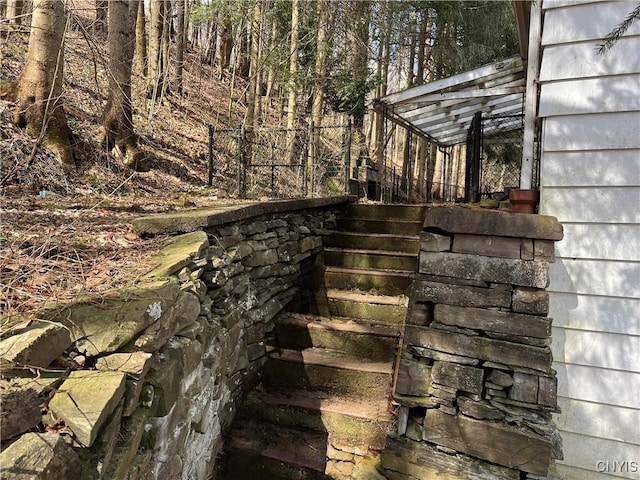 6449 W Scott Rd, Scott, NY 13077 - exterior space featuring stairs