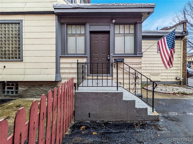 2300 Main St, Buffalo, NY 14214 - property entrance featuring fence