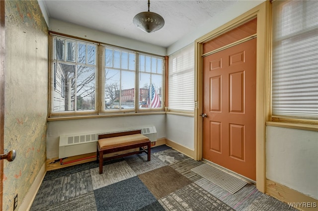 2300 Main St, Buffalo, NY 14214 - foyer entrance featuring radiator heating unit and baseboards