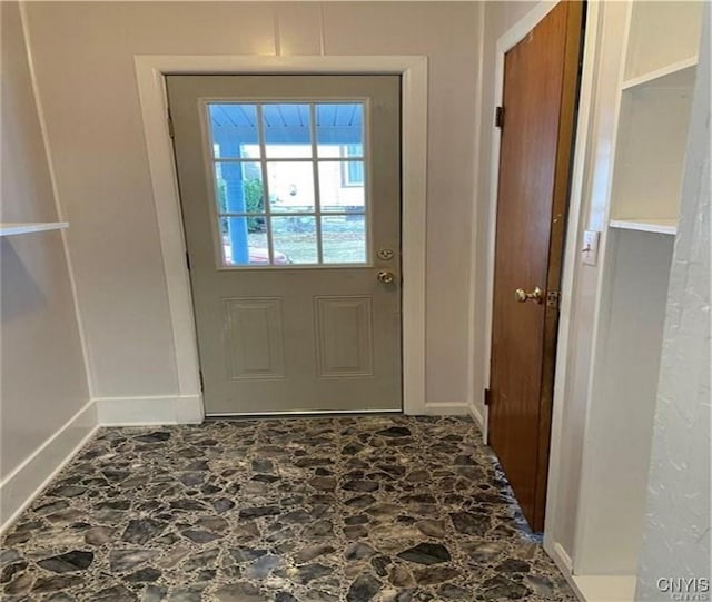 622 Fulton St, Wilna, NY 13619 - doorway featuring baseboards