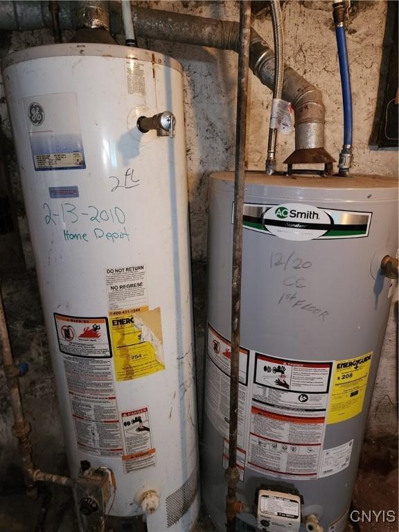 903 Milton Ave, Syracuse, NY 13204 - utility room featuring water heater