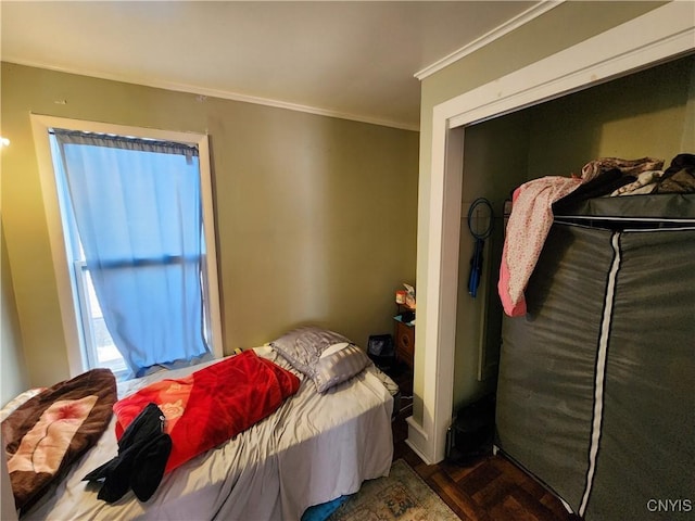 903 Milton Ave, Syracuse, NY 13204 - bedroom featuring ornamental molding