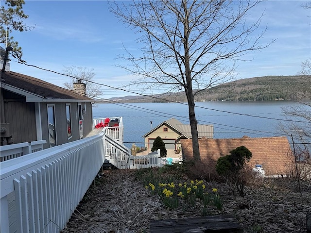 6761 State Highway 80, Otsego, NY 13326 - water view with mountains
