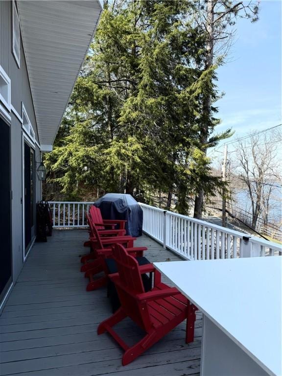 6761 State Highway 80, Otsego, NY 13326 - deck with a grill