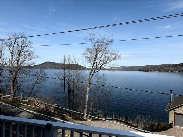6761 State Highway 80, Otsego, NY 13326 - water view with a mountain backdrop