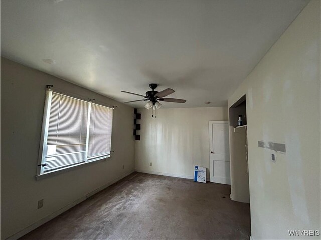 254-256 Bird Ave, Sidney, NY 13838 - spare room featuring ceiling fan