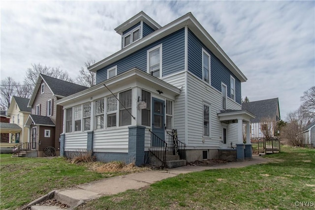 22 Bridge St, Champion, NY 13619 - traditional style home with entry steps and a front yard