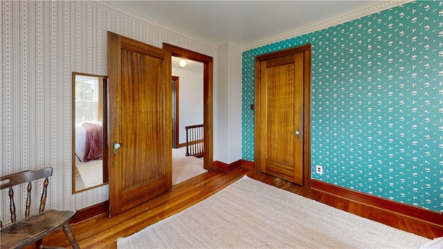 4501 State Route 414, Hector, NY 14818 - bedroom with ornamental molding, wood finished floors, and baseboards