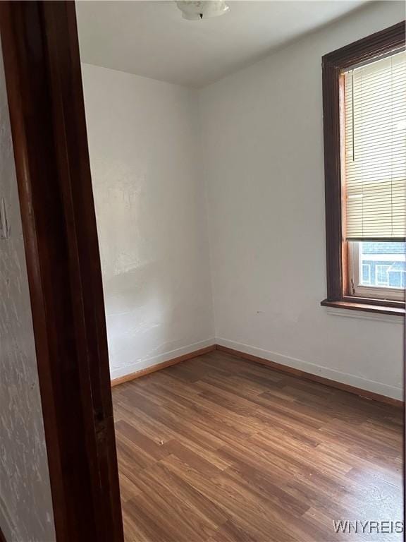 396 Guilford St, Buffalo, NY 14211 - empty room with baseboards and wood finished floors