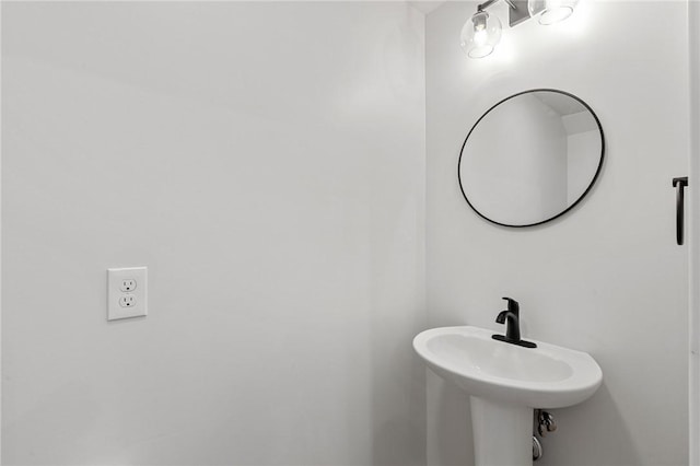 bathroom with a sink