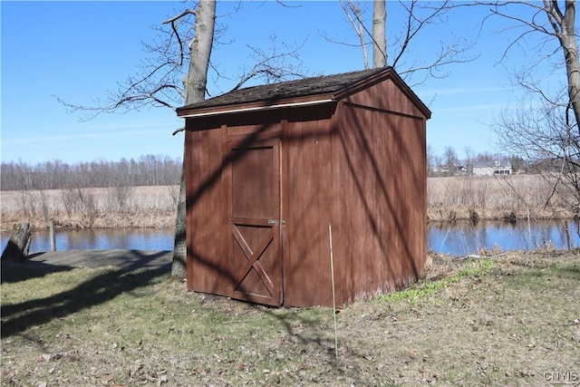 14 Renshaw Bay Rd, Sandy Creek, NY 13145 - view of shed featuring a water view