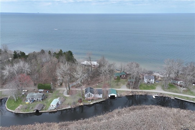 14 Renshaw Bay Rd, Sandy Creek, NY 13145 - bird's eye view with a water view