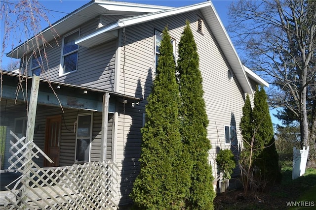 2386 Main St, Collins, NY 14034 - view of property exterior with covered porch