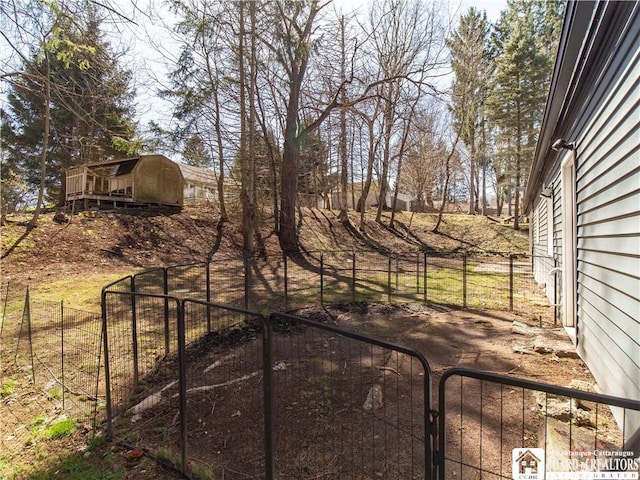 42 Campbell Ave, Jamestown, NY 14701 - view of yard with a gate and fence