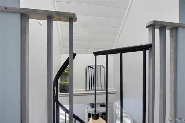 view of stairway