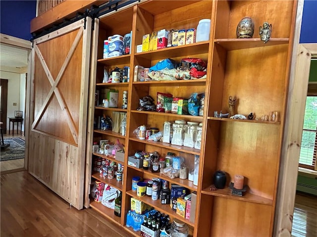 view of storage