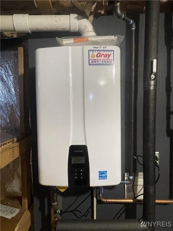 2842 Braley Rd, Wilson, NY 14131 - utilities with water heater