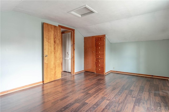 620 W St, Wilna, NY 13619 - bonus room featuring lofted ceiling, wood finished floors, and baseboards