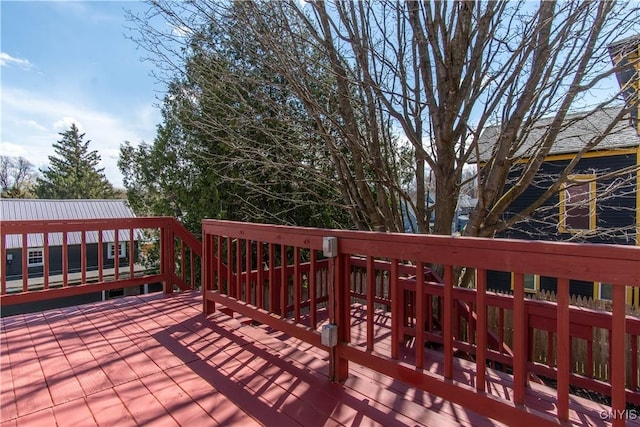 620 W St, Wilna, NY 13619 - view of wooden deck