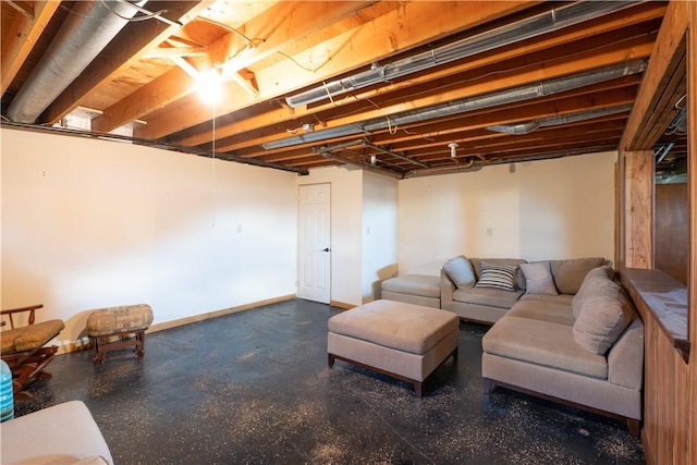 739 Pre Emption Rd, Geneva-City, NY 14456 - living room with baseboards