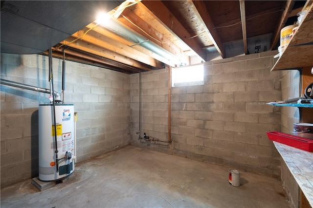 739 Pre Emption Rd, Geneva-City, NY 14456 - below grade area featuring gas water heater