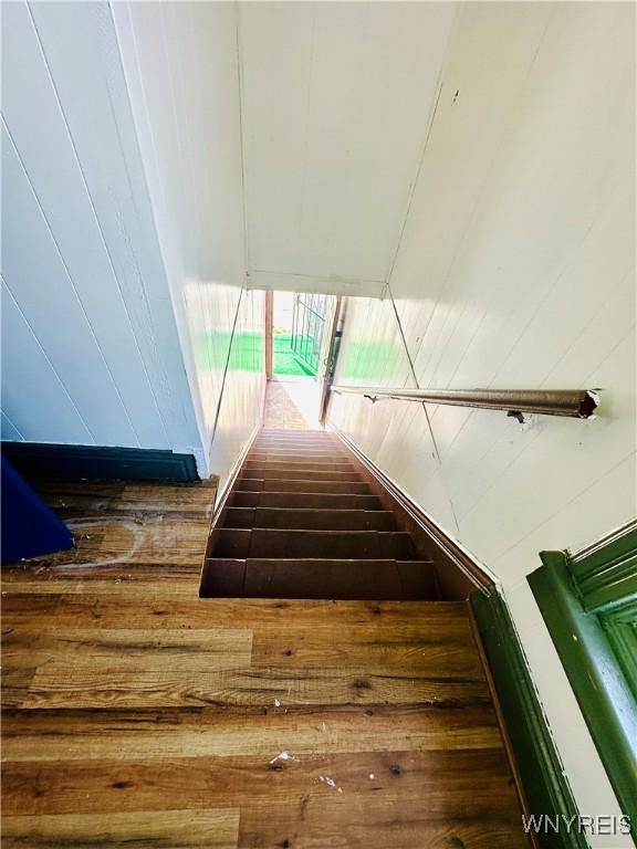 view of stairs
