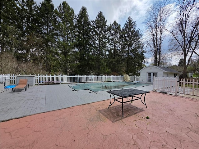 658 Cornell Rd, Elmira-City, NY 14905 - view of pool with fence, a patio area, and a fenced in pool
