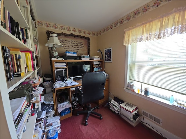 658 Cornell Rd, Elmira-City, NY 14905 - home office featuring visible vents