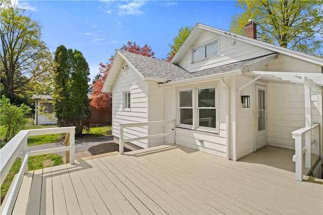 705 W 2nd St, Elmira-City, NY 14905 - view of deck