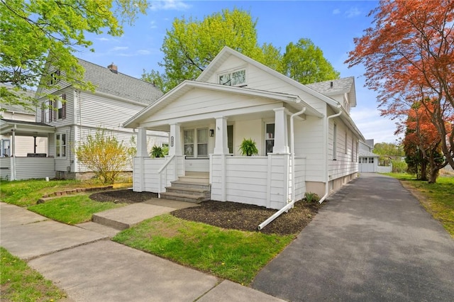 705 W 2nd St, Elmira-City, NY 14905 - view of front of house with covered porch