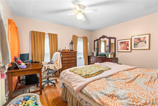 601 W Thomas St, Rome-Inside, NY 13440 - bedroom featuring a ceiling fan and wood finished floors