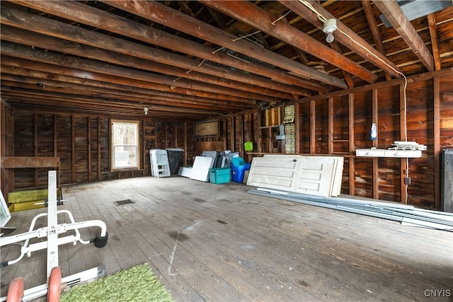 601 W Thomas St, Rome-Inside, NY 13440 - miscellaneous room with hardwood / wood-style floors