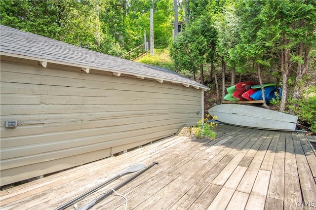 14204 S Bonaparte Rd, Diana, NY 13648 - view of wooden terrace