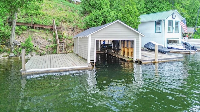 14204 S Bonaparte Rd, Diana, NY 13648 - dock area featuring a water view
