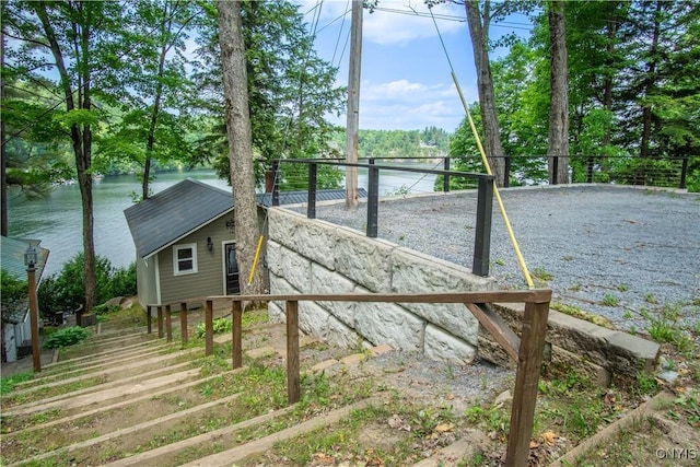 14204 S Bonaparte Rd, Diana, NY 13648 - exterior space with a water view