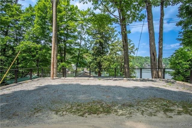 14204 S Bonaparte Rd, Diana, NY 13648 - view of yard with a water view and a detached garage