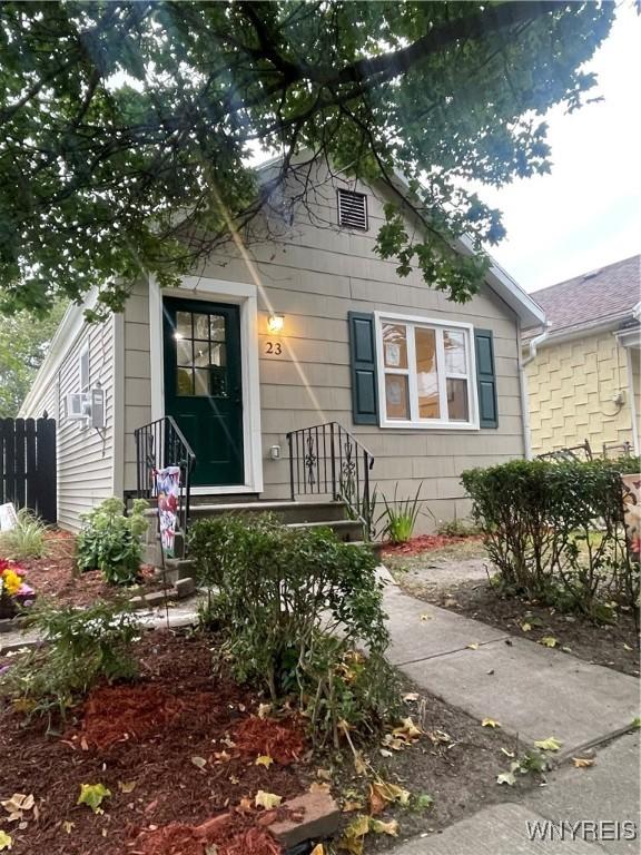 view of bungalow-style home