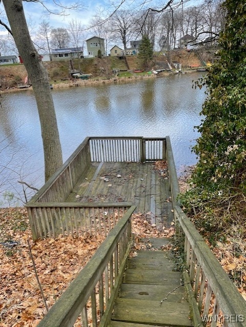 13289 Lakeview Dr, Carlton, NY 14571 - dock area with a water view