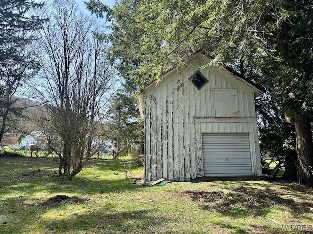 view of outbuilding with an outdoor structure
