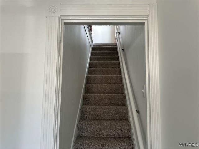 view of staircase