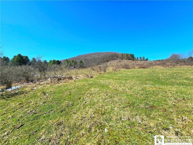 property view of mountains with a rural view