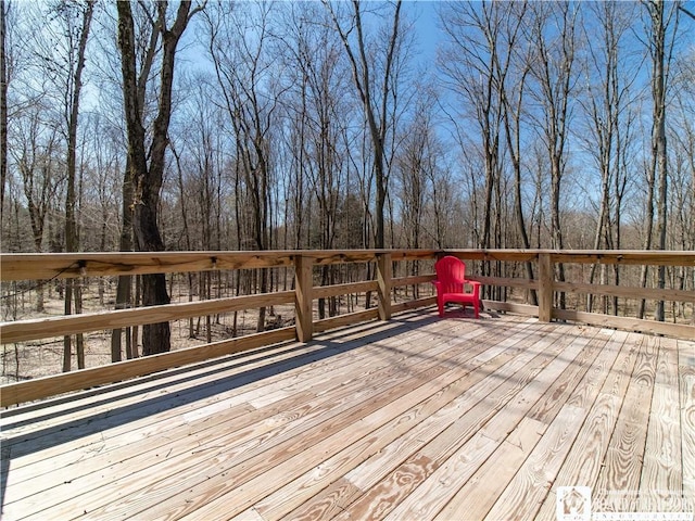 view of deck
