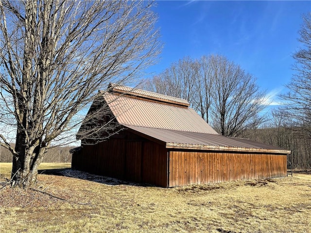 view of barn